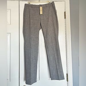 NWT Banana Republic Ryan Straight Pant in Medium Heathered Gray Size 4